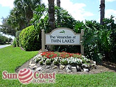 Verandas At Twin Lakes Community Sign